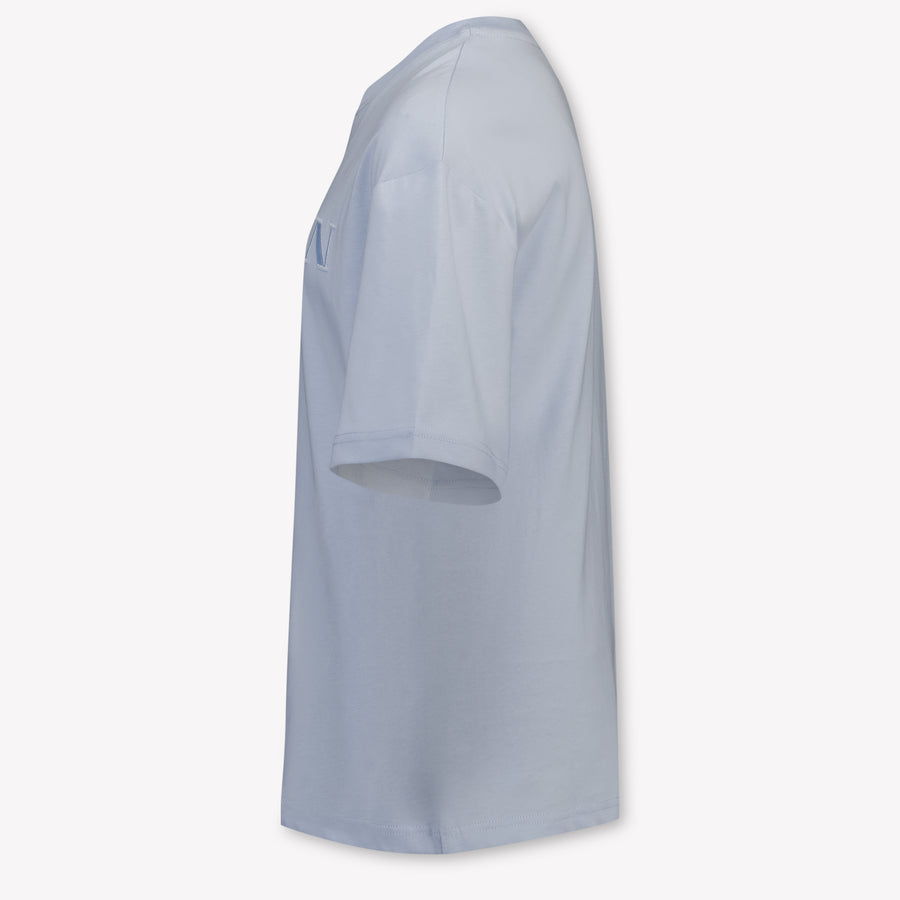 Lanvin Kinder Jongens T-Shirt In Licht Blauw