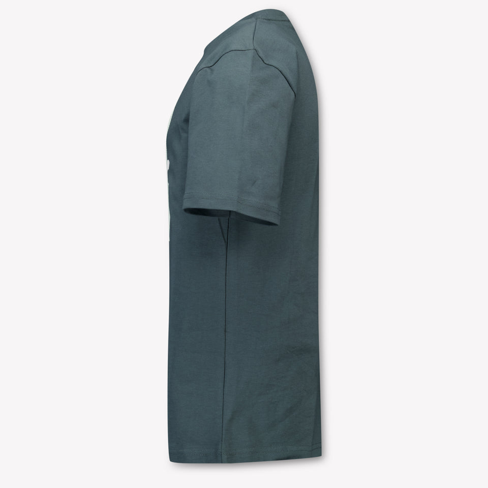 Boss Kids Boys T-Shirt In Dark Green