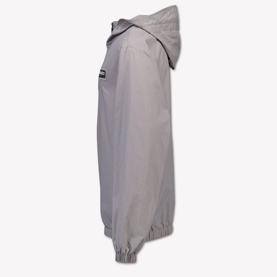 Kenzo Kids Kinder Jongens Zomerjas In Licht Grijs