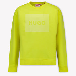 HUGO Kinder Jongens Trui In Geel