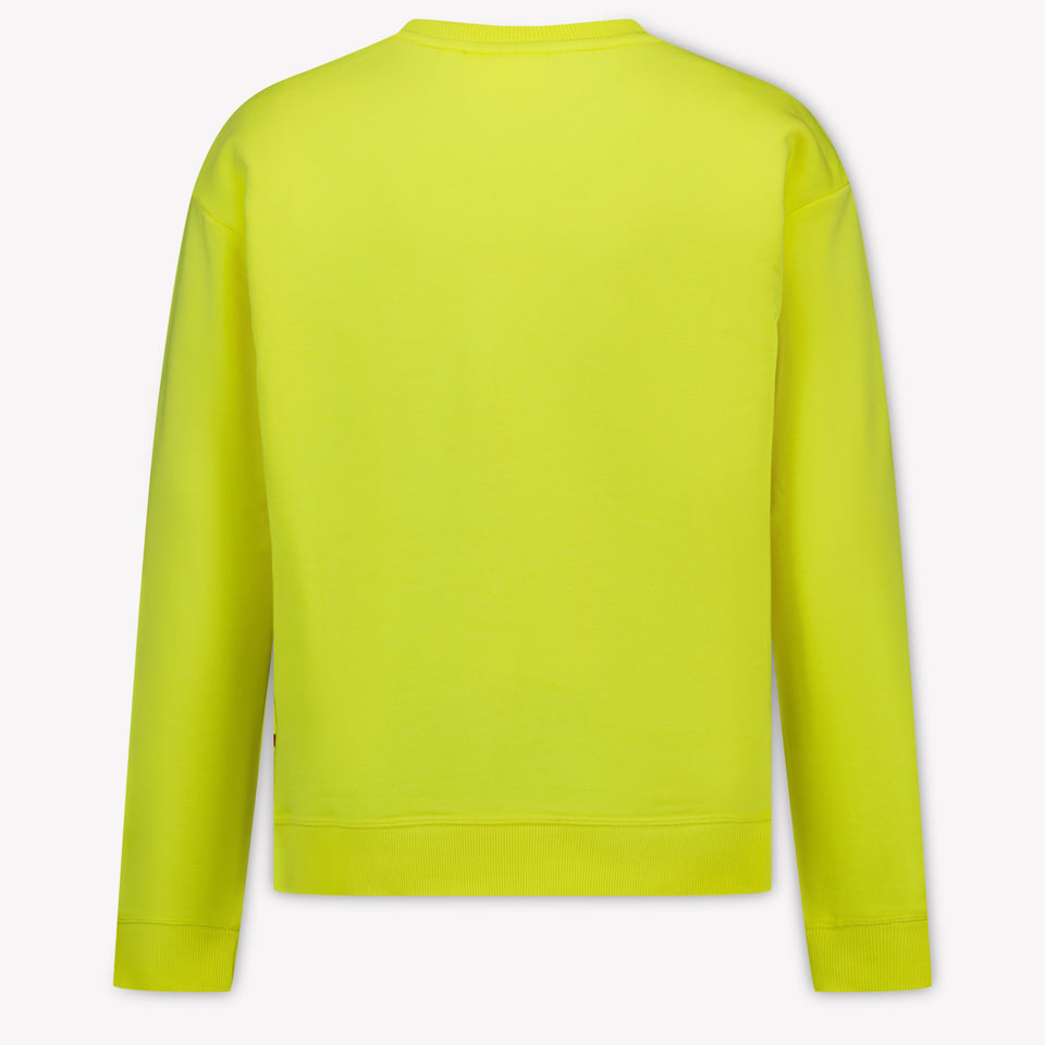 HUGO Kids Boys Sweater In Yellow