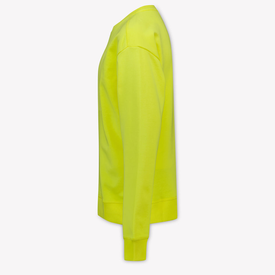 HUGO Kids Boys Sweater In Yellow