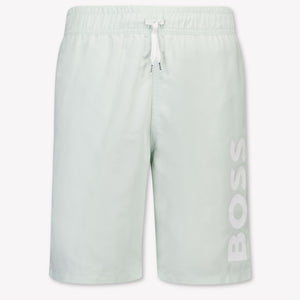 Boss Kinder Jongens Zwemkleding In Mint