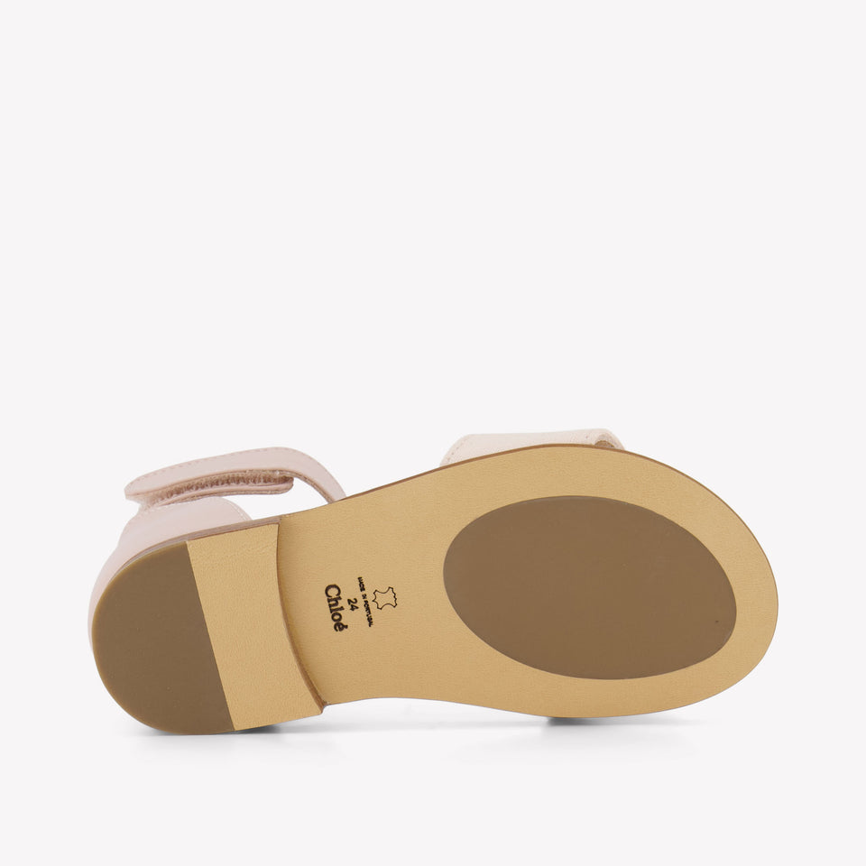 Chloe Girls Sandals In Light Pink