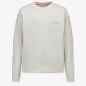 HUGO Kids Boys Sweater In Light Beige