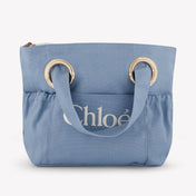 Chloe Kids Girls Bag In Light Blue
