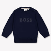 Boss Baby Boys Sweater In Navy