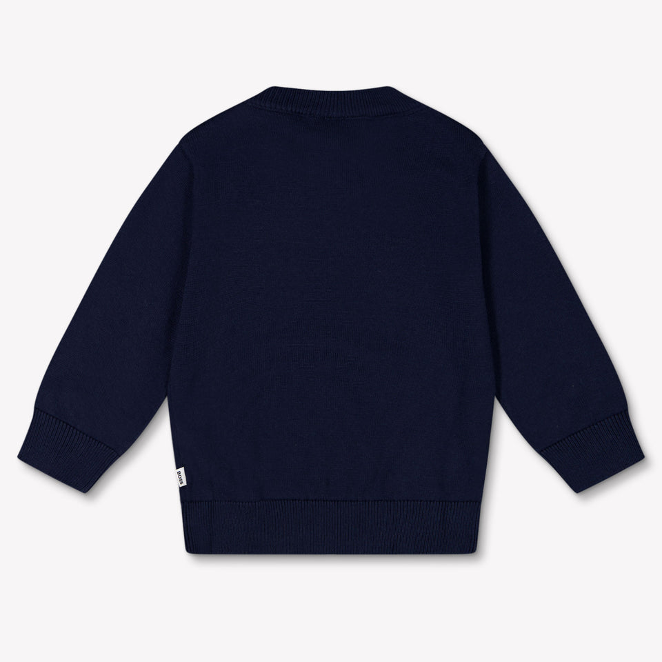 Boss Baby Boys Sweater In Navy