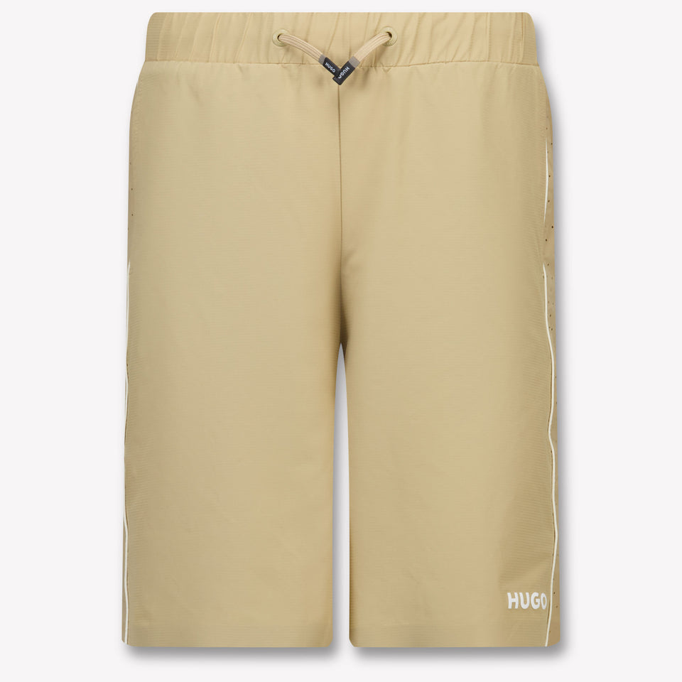 HUGO Kinder Jongens Shorts In Beige
