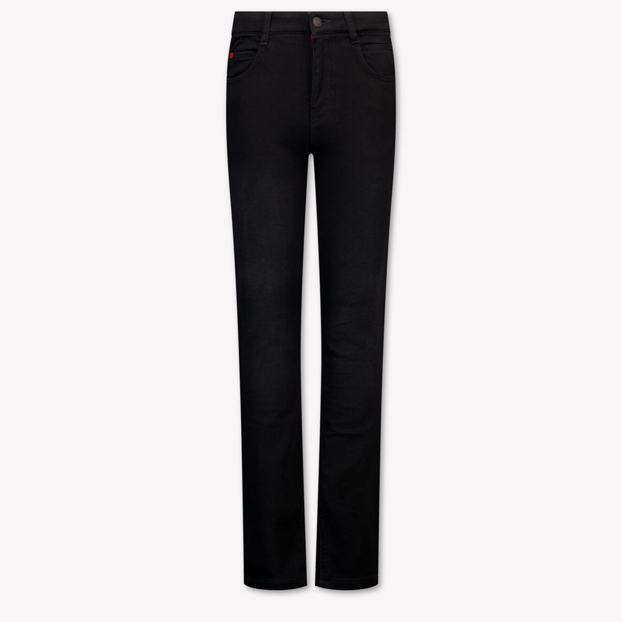 HUGO Kinder Jongens Jeans In Zwart