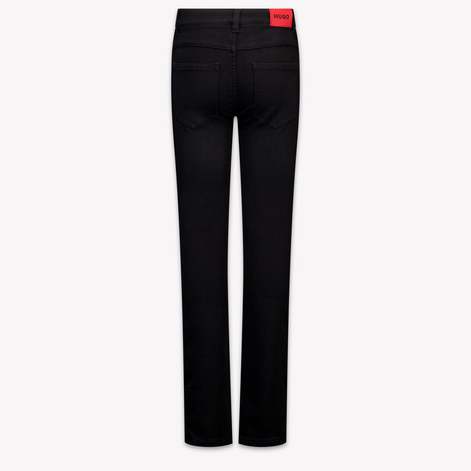 HUGO Kids Boys Jeans In Black