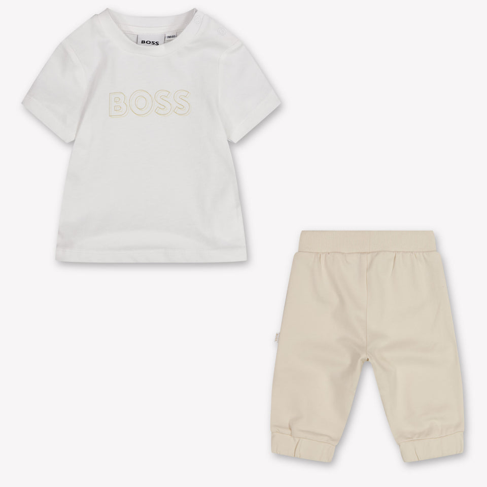 Boss Baby Boys Jogging suit In Beige