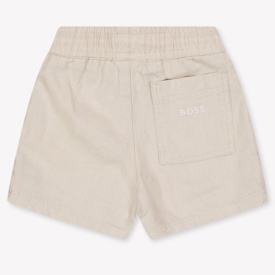 Boss Baby Boys Shorts In Light Beige