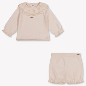 Chloe Baby Girls Set In Light Pink