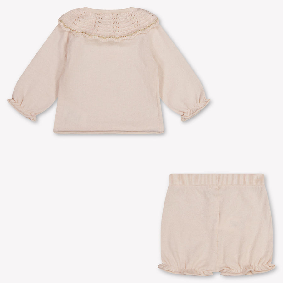 Chloe Baby Girls Set In Light Pink