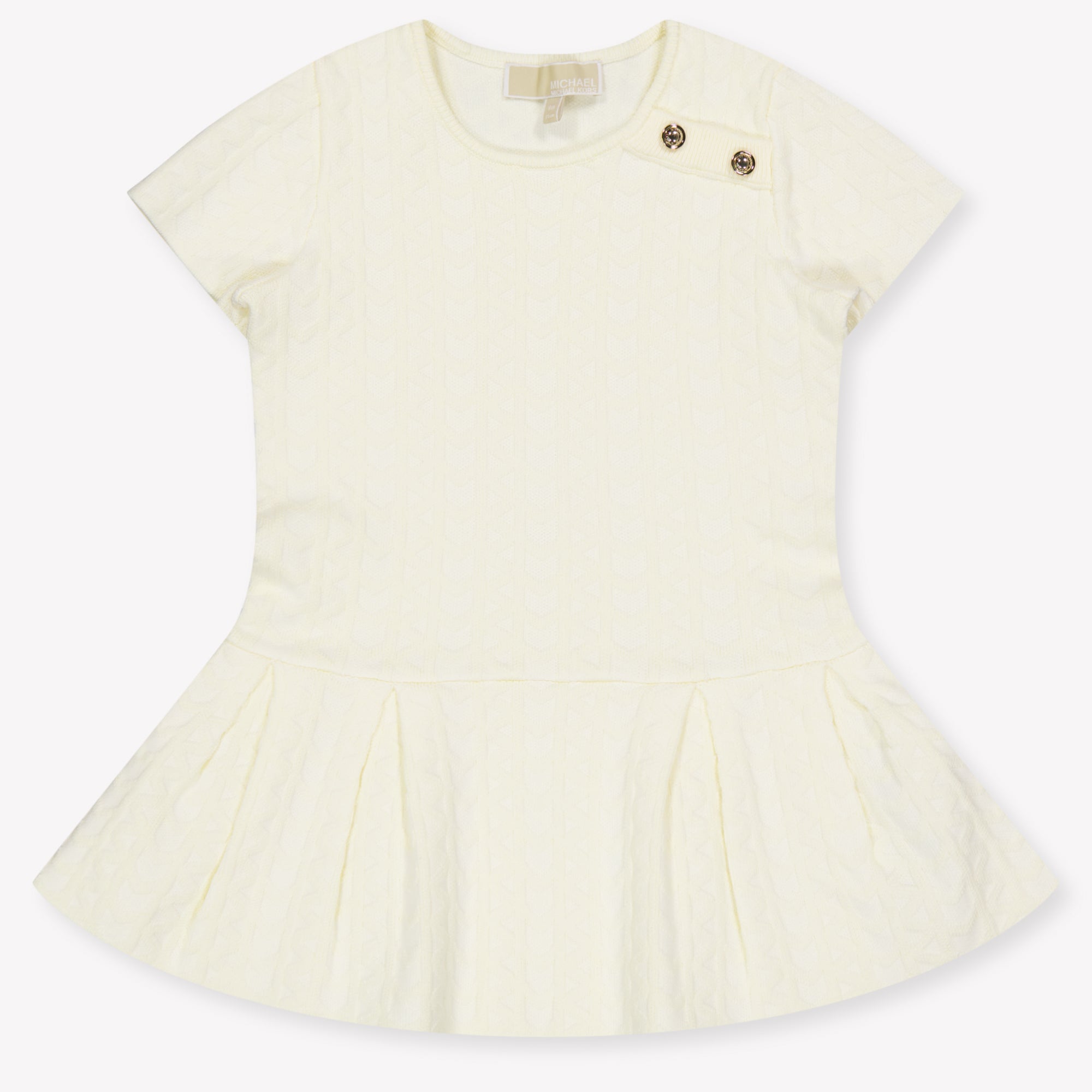Michael Kors Baby Girls Dress In Ecru