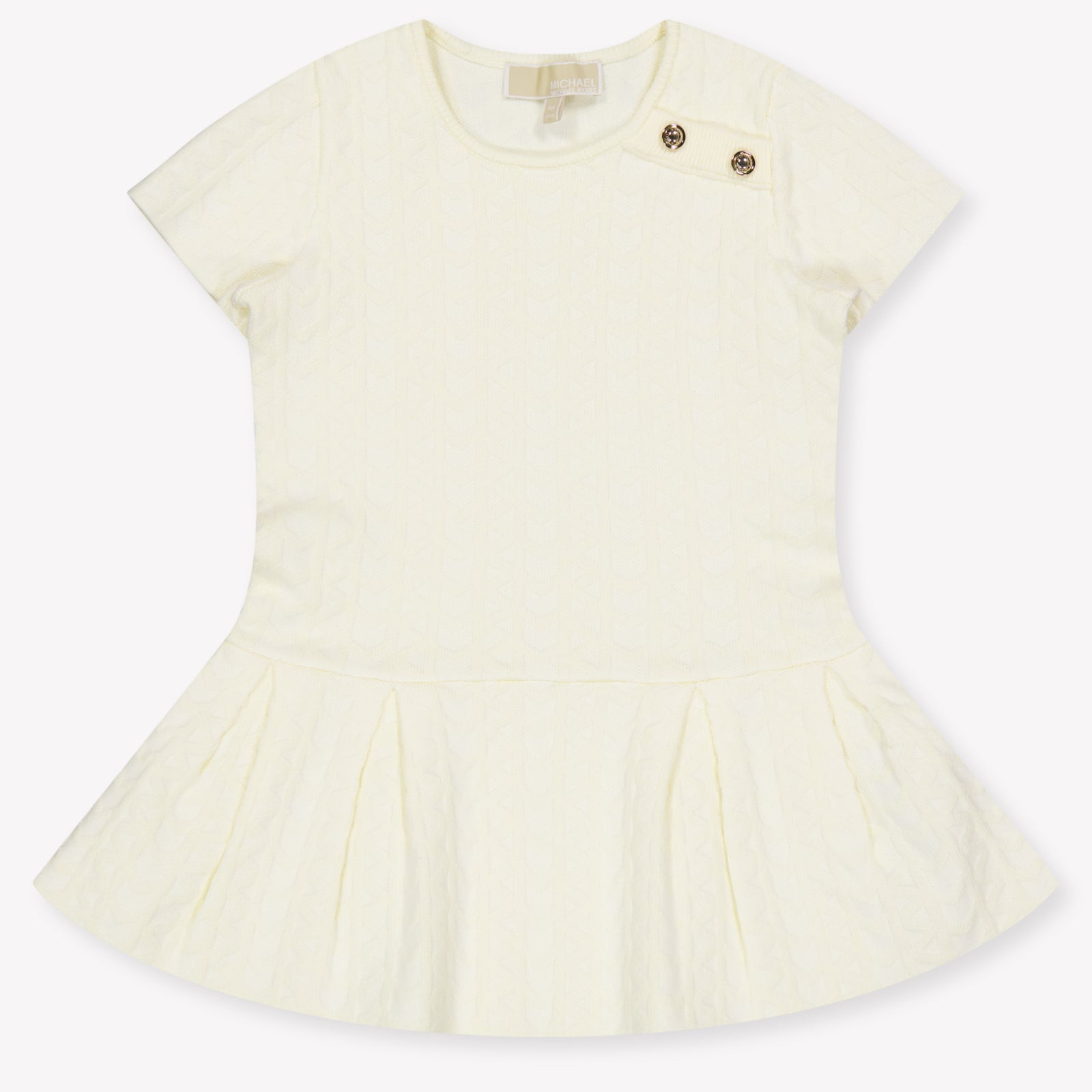 Michael Kors Baby Girls Dress In Ecru