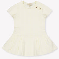 Michael Kors Baby Girls Dress In Ecru
