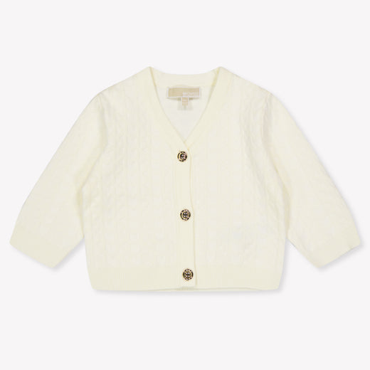 Michael Kors Baby Meisjes Vest In Ecru