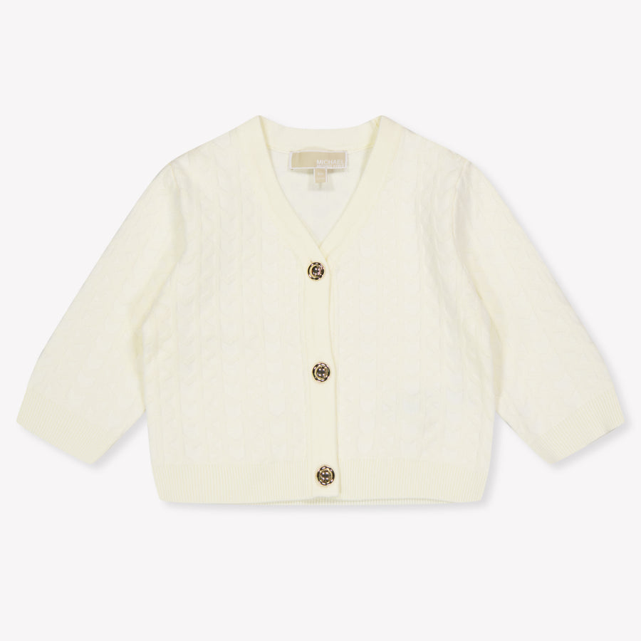 Michael Kors Baby Meisjes Vest In Ecru