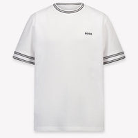Boss Kids Boys T-Shirt In White