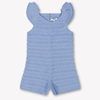 Chloe Baby Girls Jumpsuit In Light Blue
