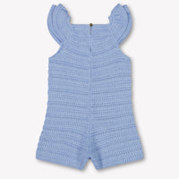 Chloe Baby Girls Jumpsuit In Light Blue