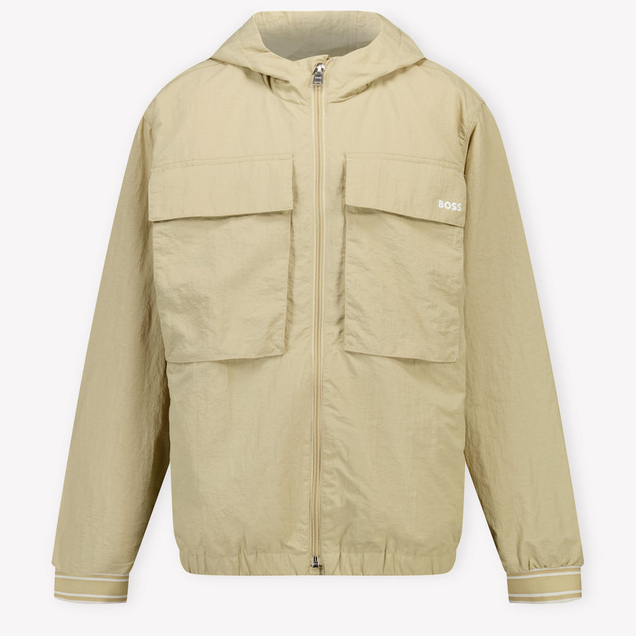 Boss Boys Summer Jacket in Beige