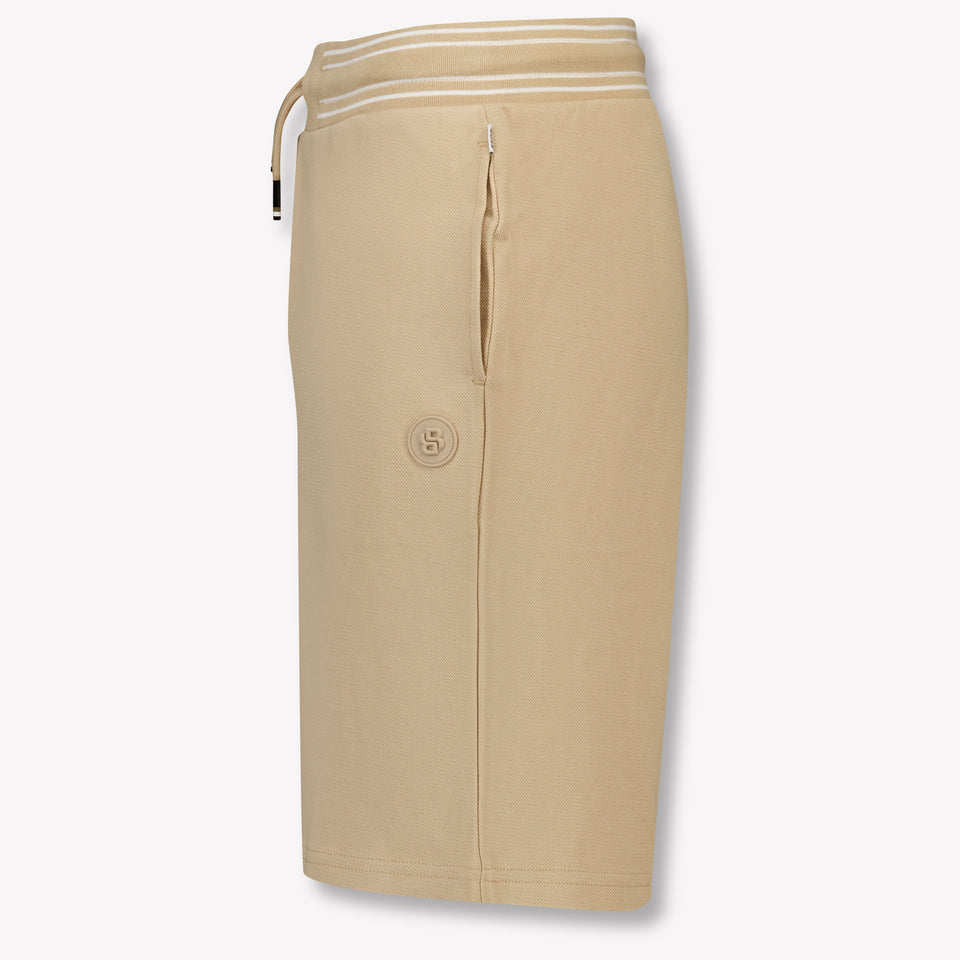 Boss Kinder Jongens Shorts In Beige