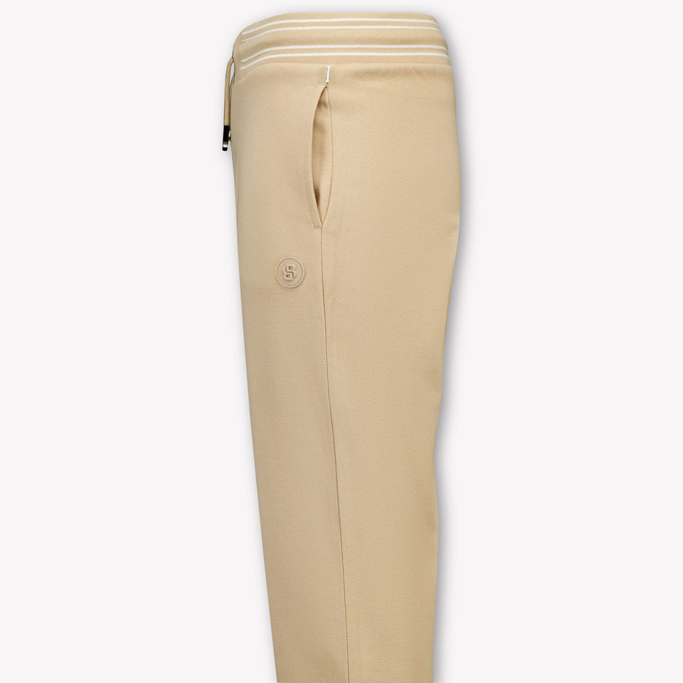 Boss Kids Boys Pants In Beige