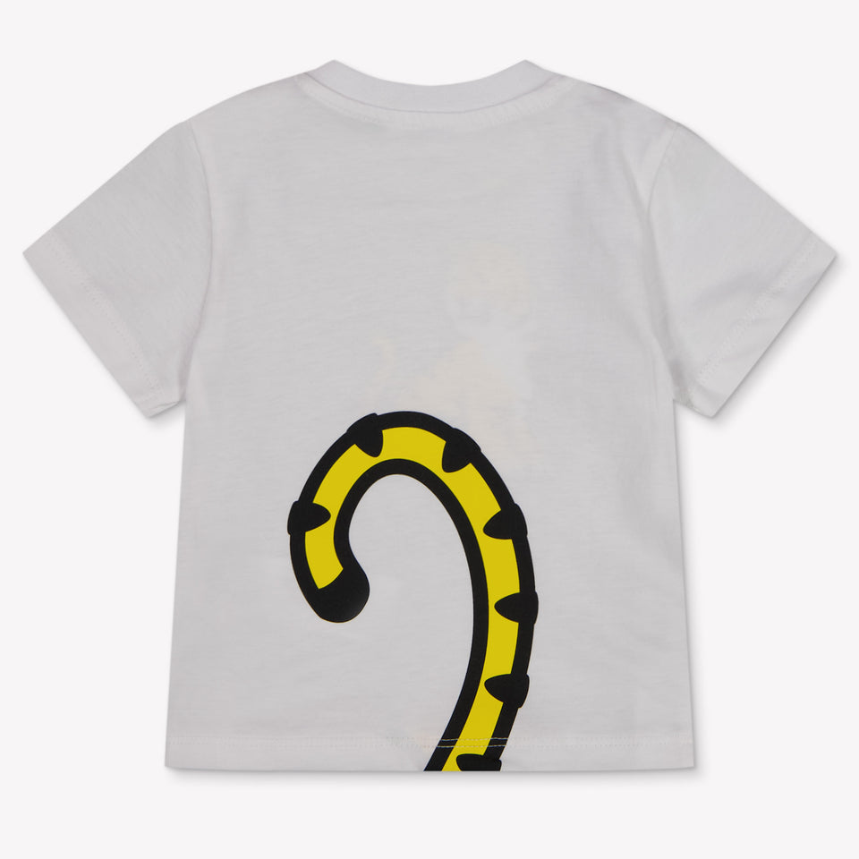 Kenzo Kids Baby Jongens T-Shirt In Wit