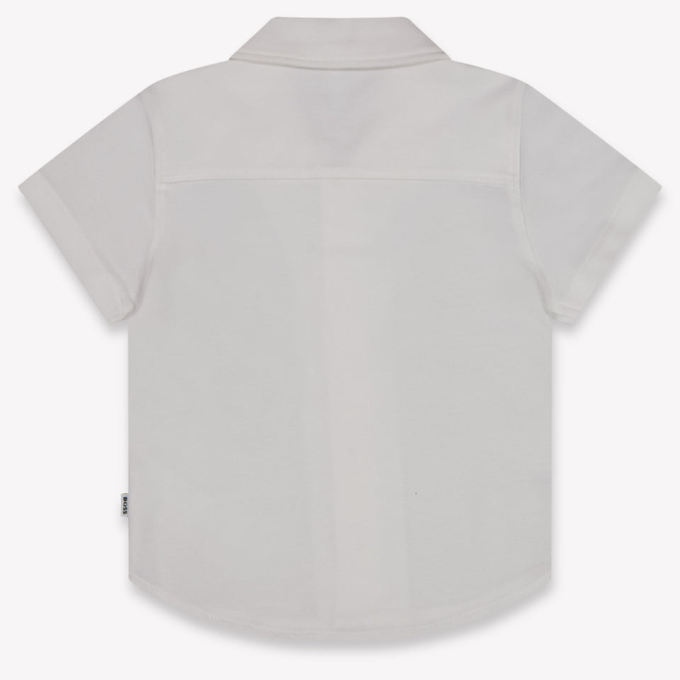 Boss Baby Jongens Blouse In Wit
