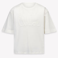 Chloe Kinder Meisjes T-Shirt In Wit