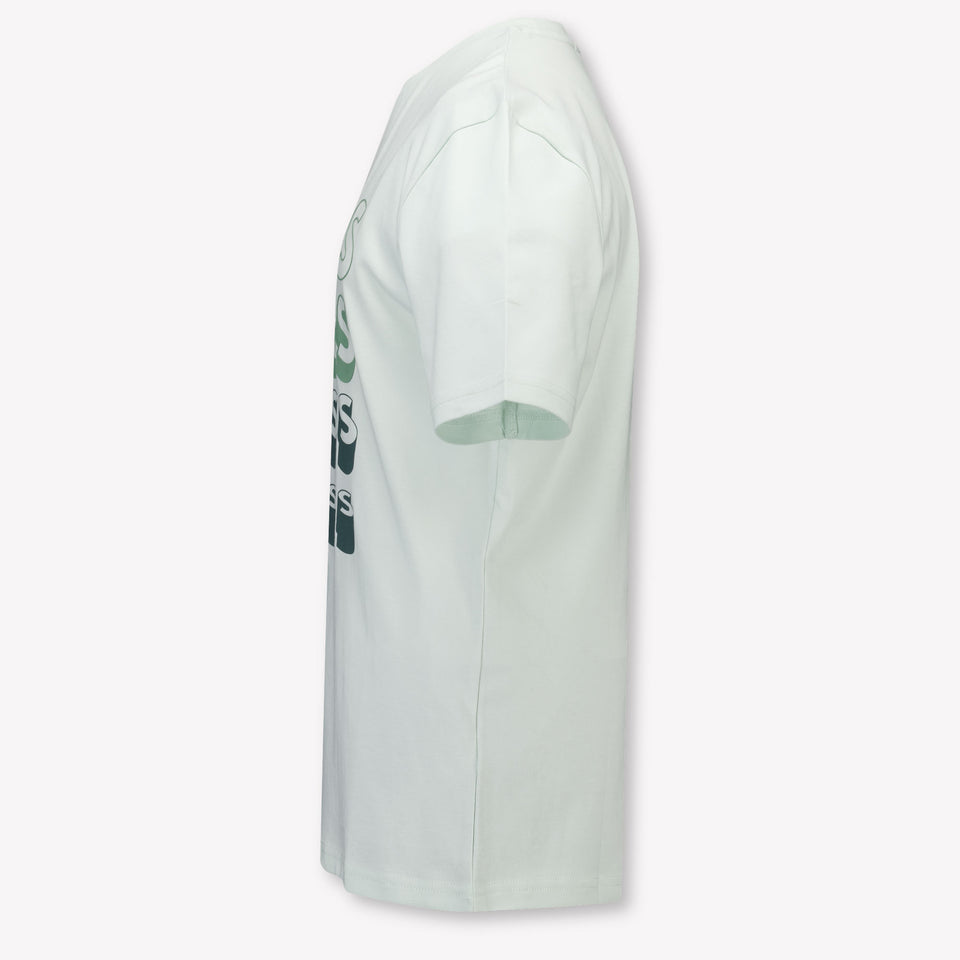 Boss Kinder Jongens T-Shirt In Mint