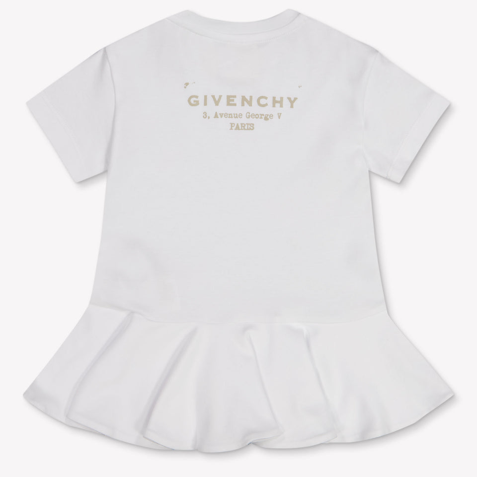 Givenchy Baby Meisjes Jurk In Wit