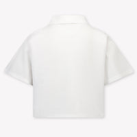 Marc Jacobs Kids Girls Polo In White