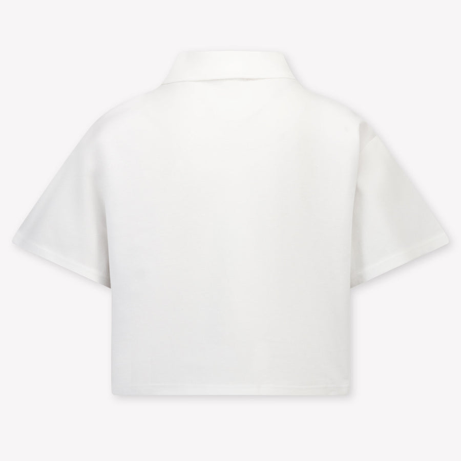 Marc Jacobs Kids Girls Polo In White