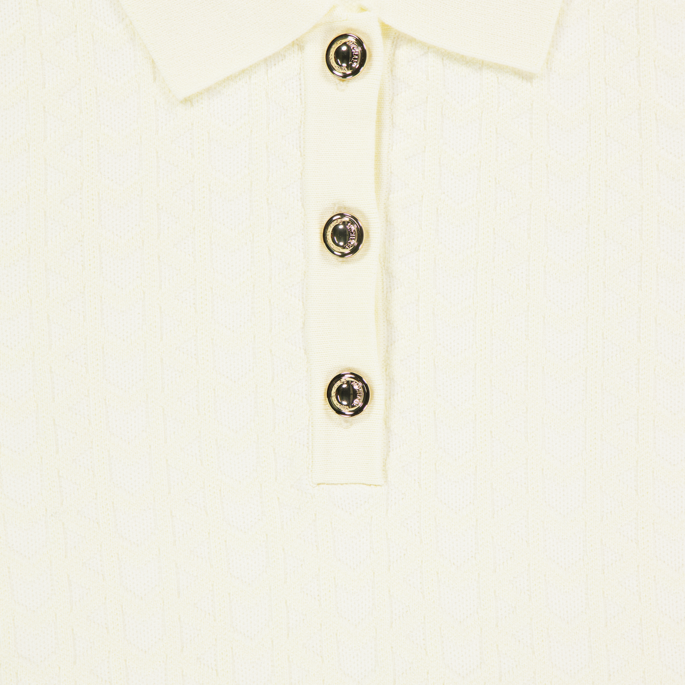 Michael Kors Kids Girls Dress In Ecru