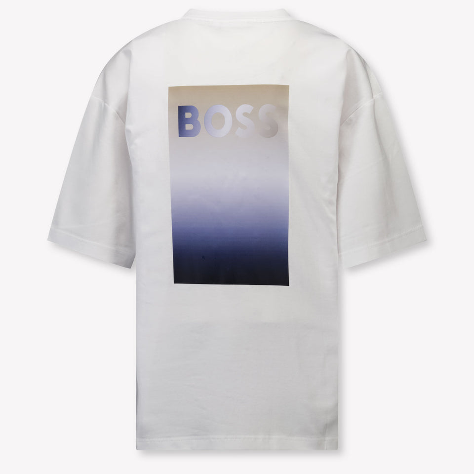 Boss Kids Boys T-Shirt In White