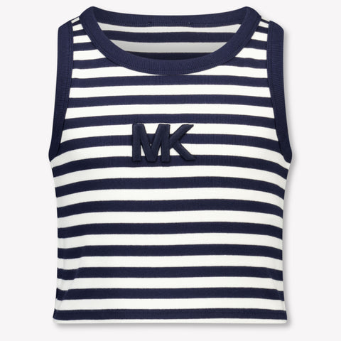 Michael Kors Kinder Meisjes T-Shirt In Navy