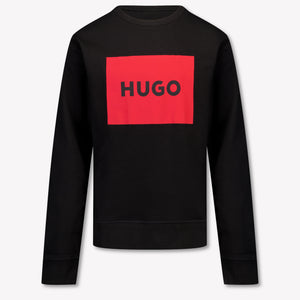 HUGO Boys Sweater in Black