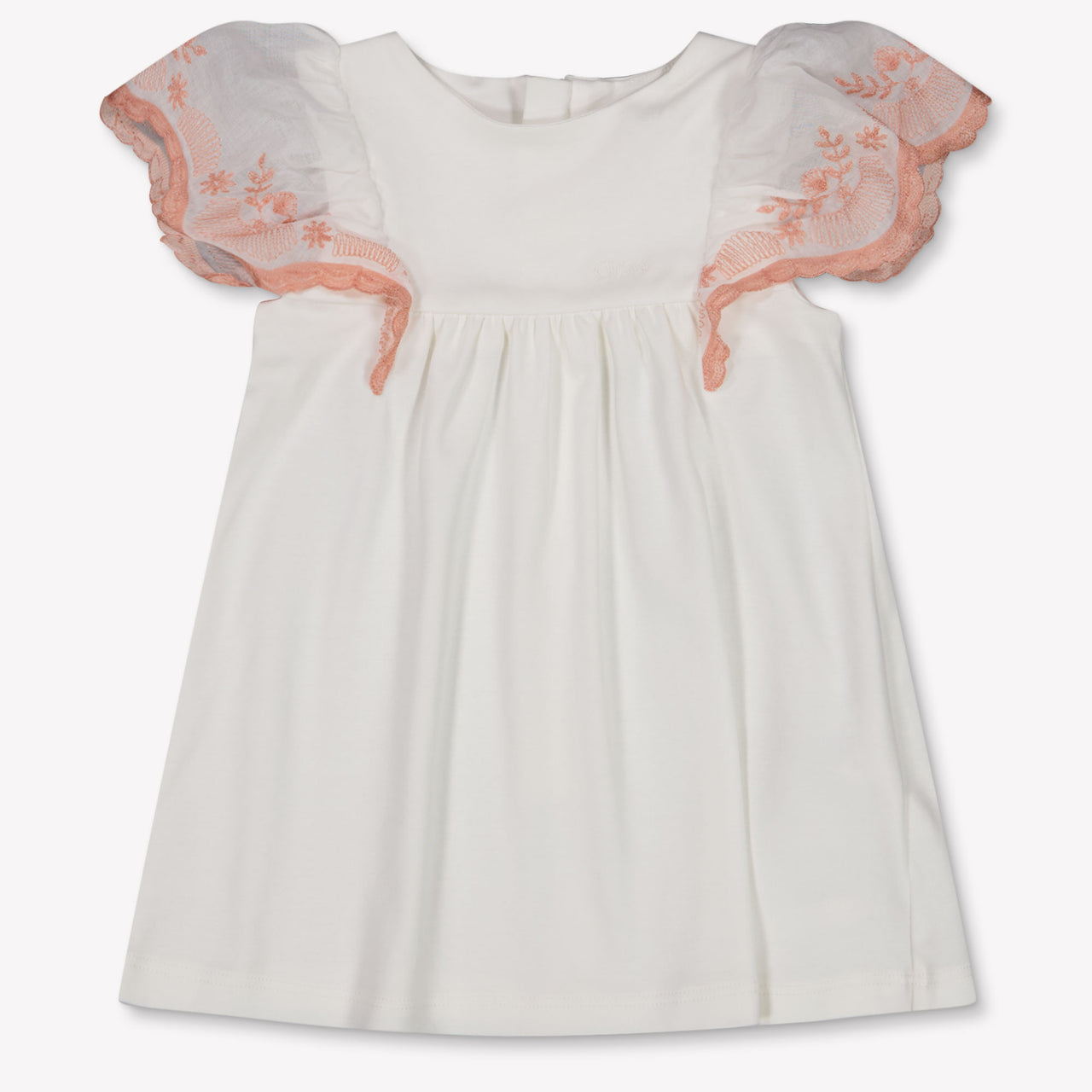 Chloe Baby Girls Dress In White