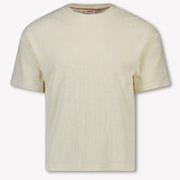 HUGO Kinder Jongens T-Shirt In Licht Beige