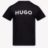 HUGO Kids Boys T-Shirt In Black