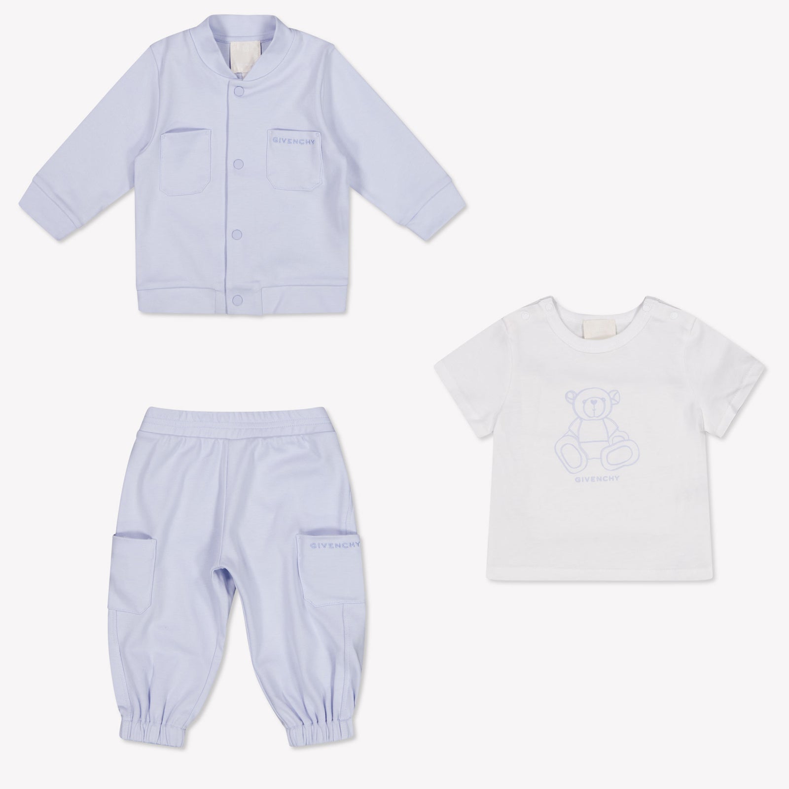 Givenchy Baby Boys Jogging suit In Light Blue