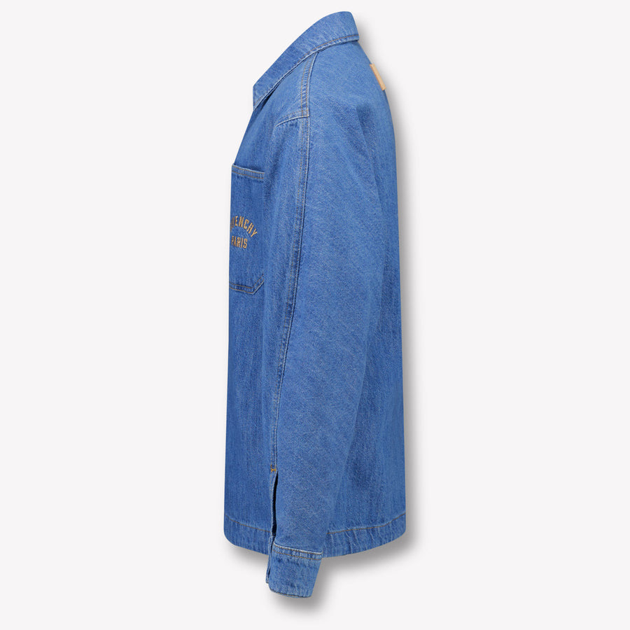 Givenchy Kids Boys Blouse In Blue