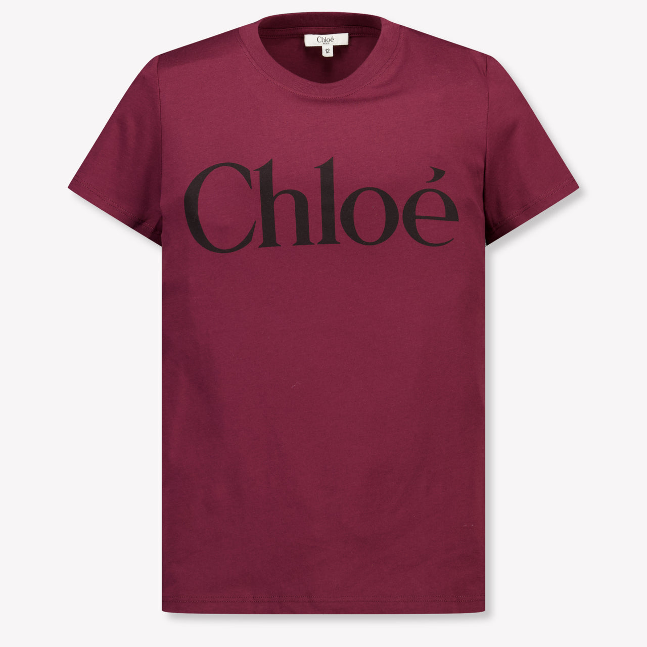 Chloe Kinder Meisjes T-Shirt In Bordeaux