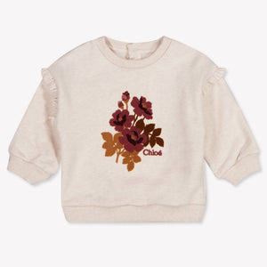 Chloe Baby Meisjes Trui In Licht Beige
