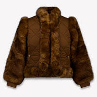Chloe Kids Girls Jackets In Brown