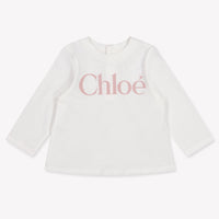 Chloe Baby Meisjes T-Shirt In Wit